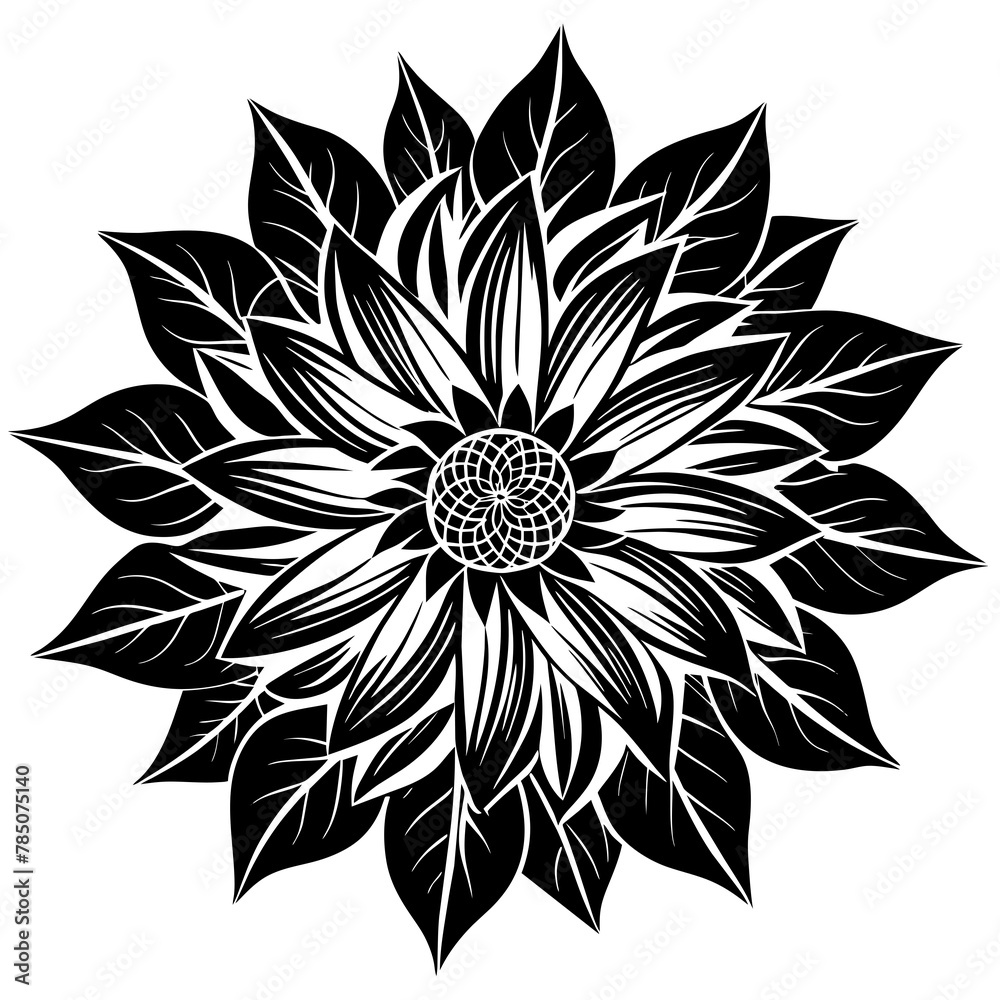 Flower vector illustration.
Flower vector illustration.