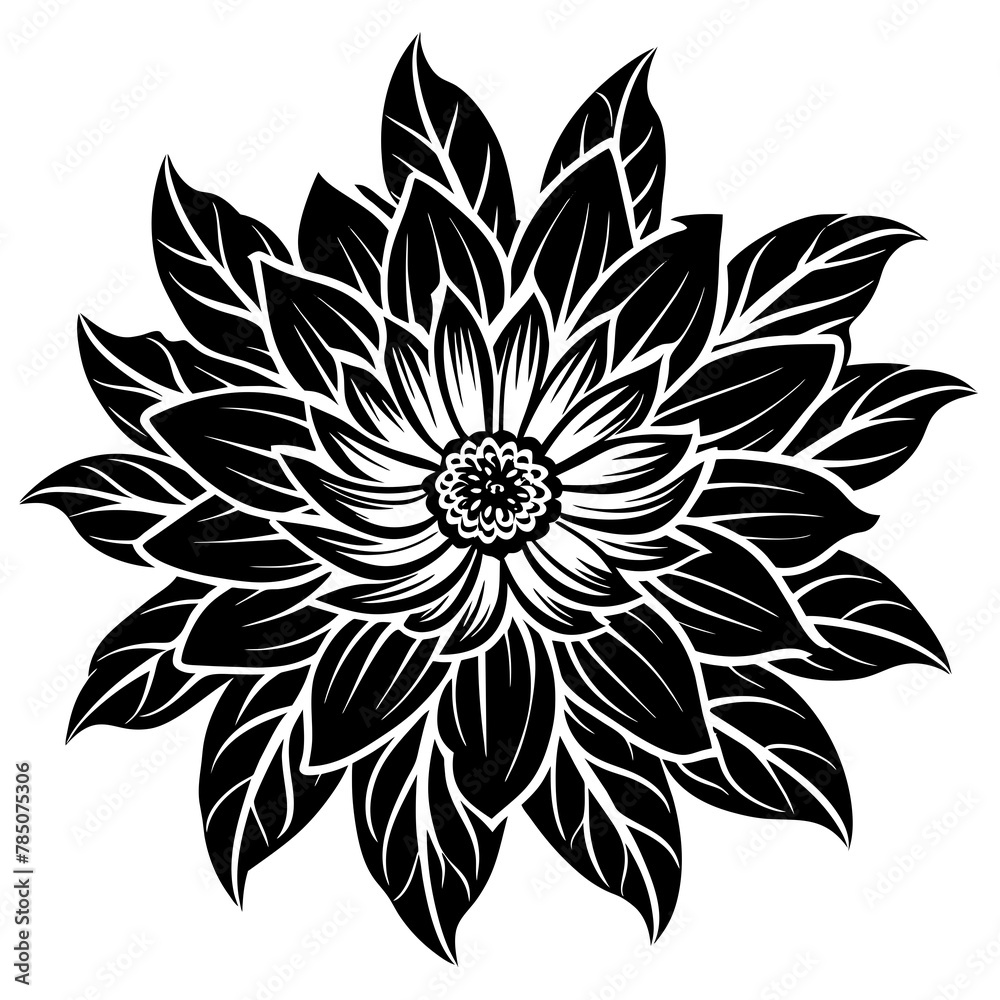 Flower vector illustration.
Flower vector illustration.