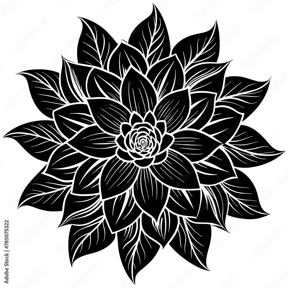 Flower vector illustration.
Flower vector illustration.