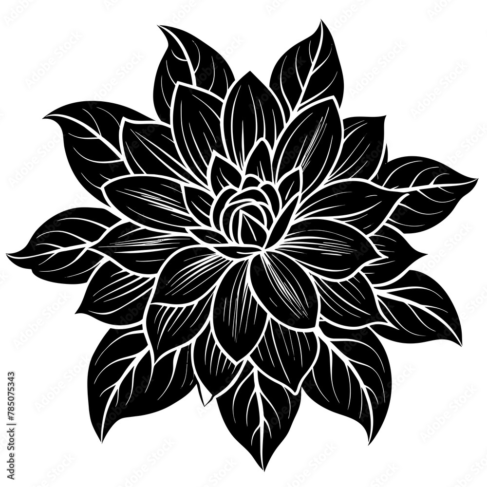 Flower vector illustration.
Flower vector illustration.
