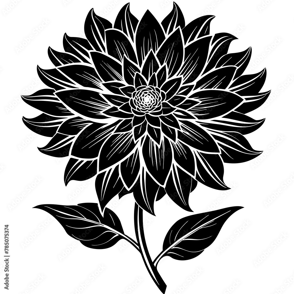 Flower vector illustration.
Flower vector illustration.