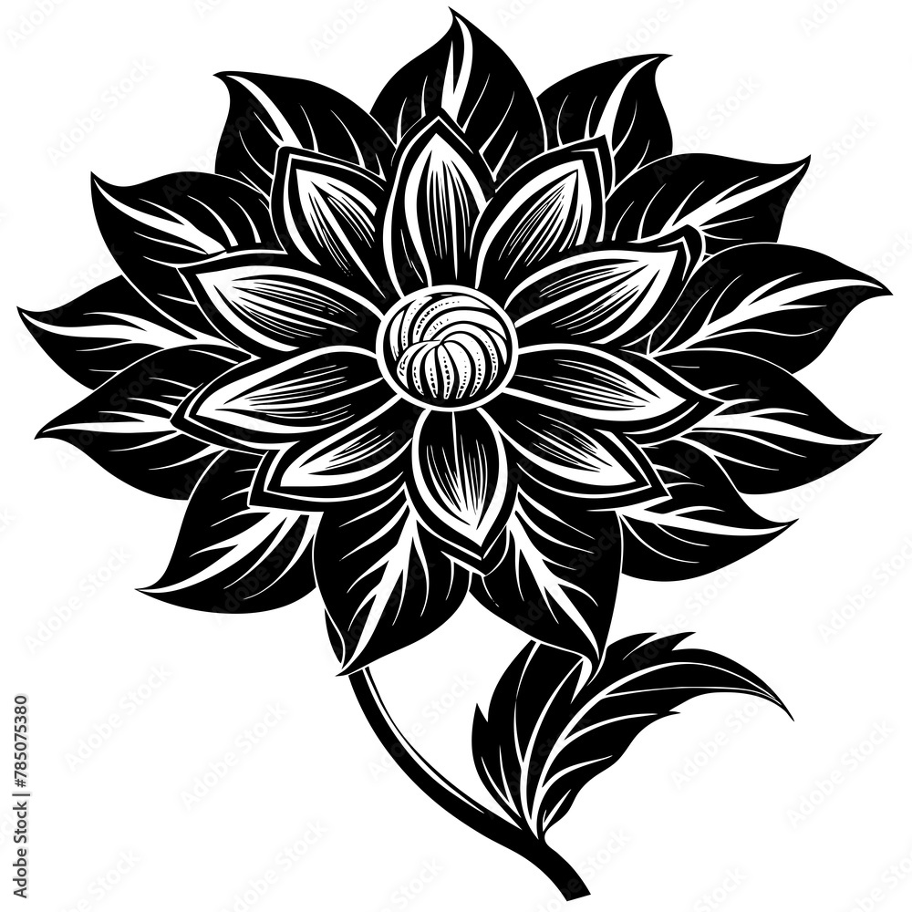 Flower vector illustration.
Flower vector illustration.