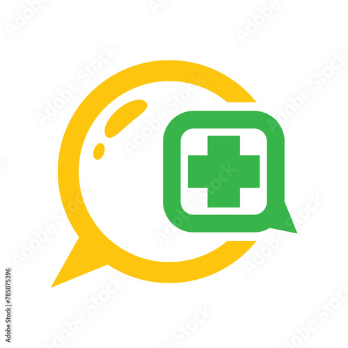 online health consultation service logo design