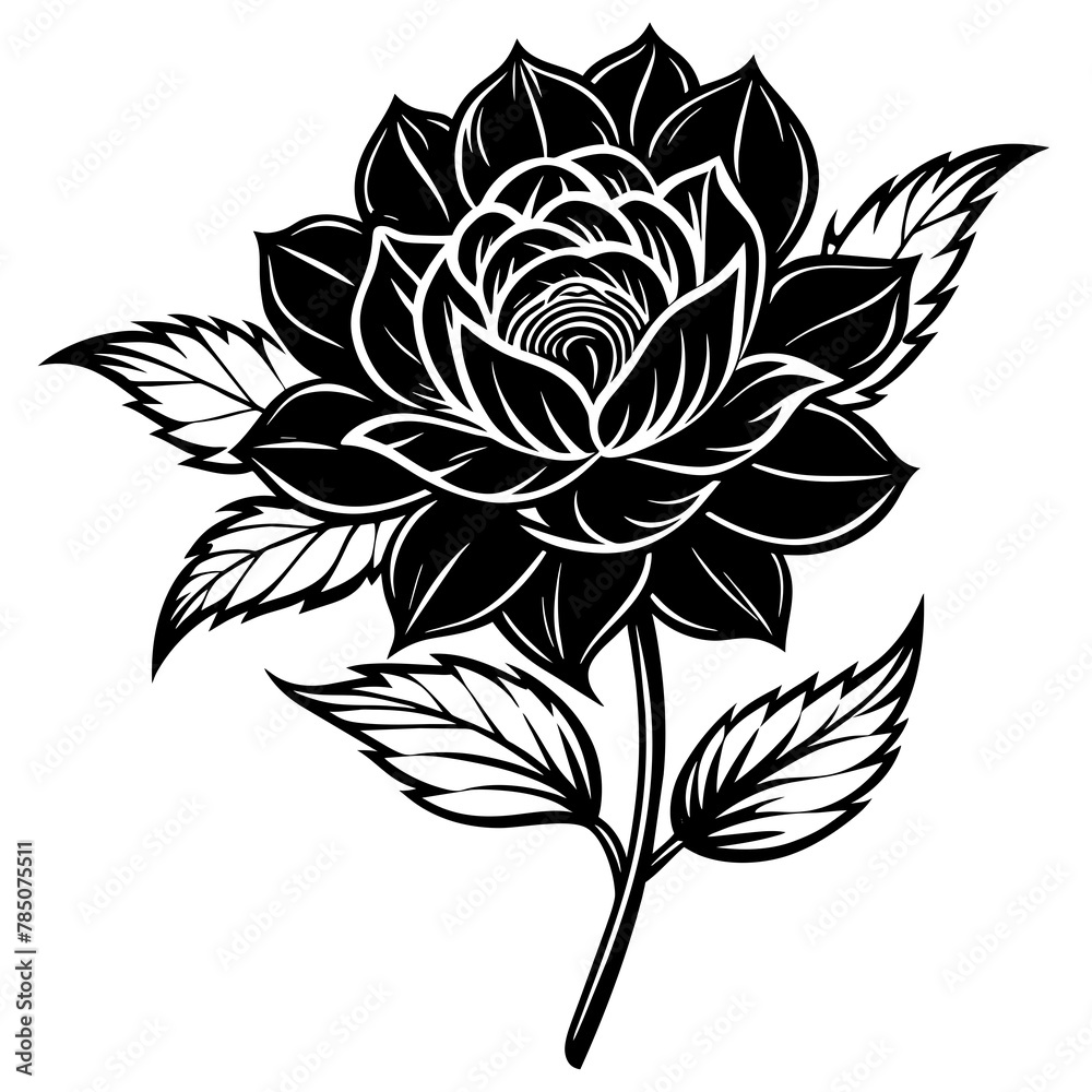 Flower vector illustration.
Flower vector illustration.