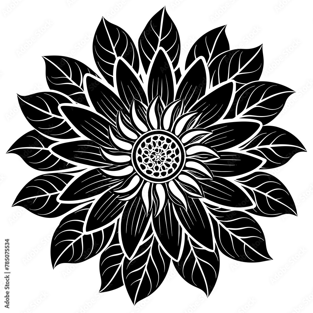 Flower vector illustration.
Flower vector illustration.