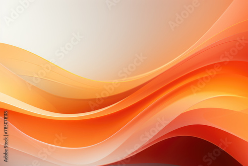 minimal template copy-space design in layered yellow orange and red satin and silk