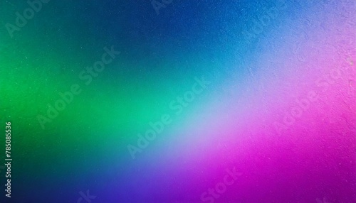 Ethereal Hues: Abstract Green Blue Purple Pink Gradient Background with Bright Light and Glow"