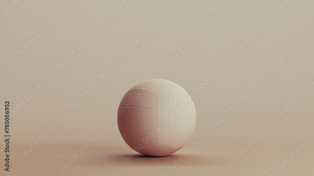 Volleyball volley ball game sports equipment neutral backgrounds soft tones beige brown 3d illustration render digital rendering Volleyball volley ball game sports equipment neutral backgrounds soft tones beige brown 3d illustration render digital rendering