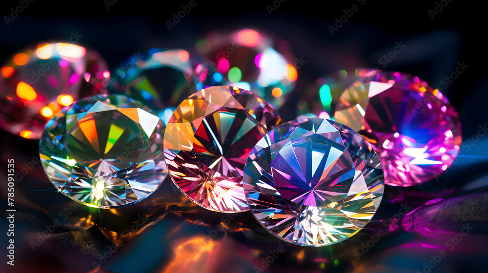 Digital diamond rainbow abstract graphic poster web page PPT background Digital diamond rainbow abstract graphic poster web page PPT background
