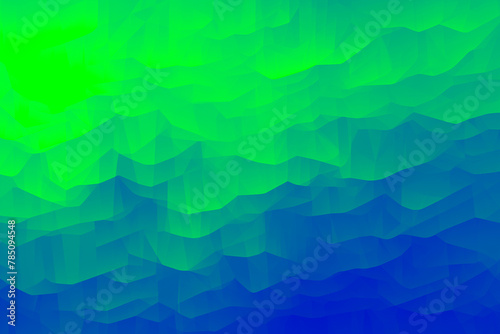 smudged paint neon green to blue colour gradient
