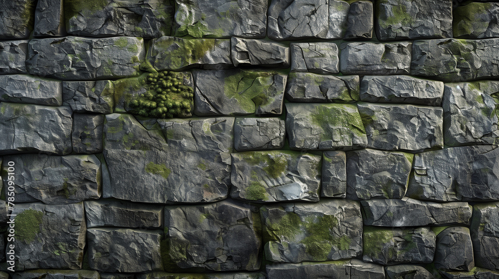 Obraz premium Aged stone wall texture