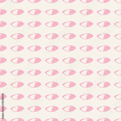 Stylish seamless square pattern with textured eyes. Vector print, background, design, illustration