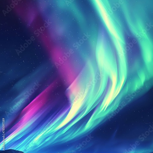 Pastel Northern Lights Aurora