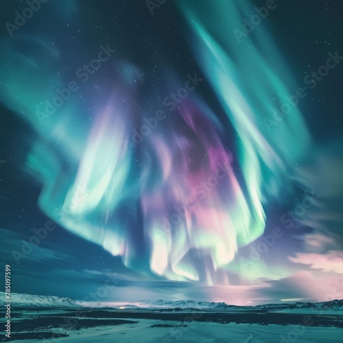 Pastel Northern Lights Aurora