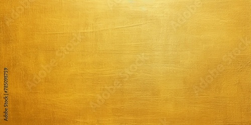 Gold canvas texture background, top view. Simple and clean wallpaper with copy space area for text or design