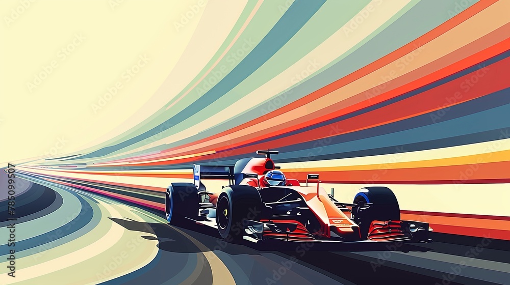 Formula 1 Illustration
