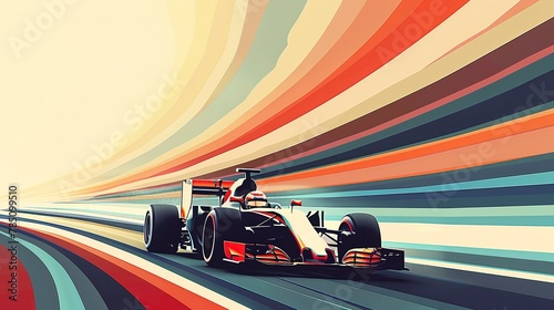 Formula 1 Illustration