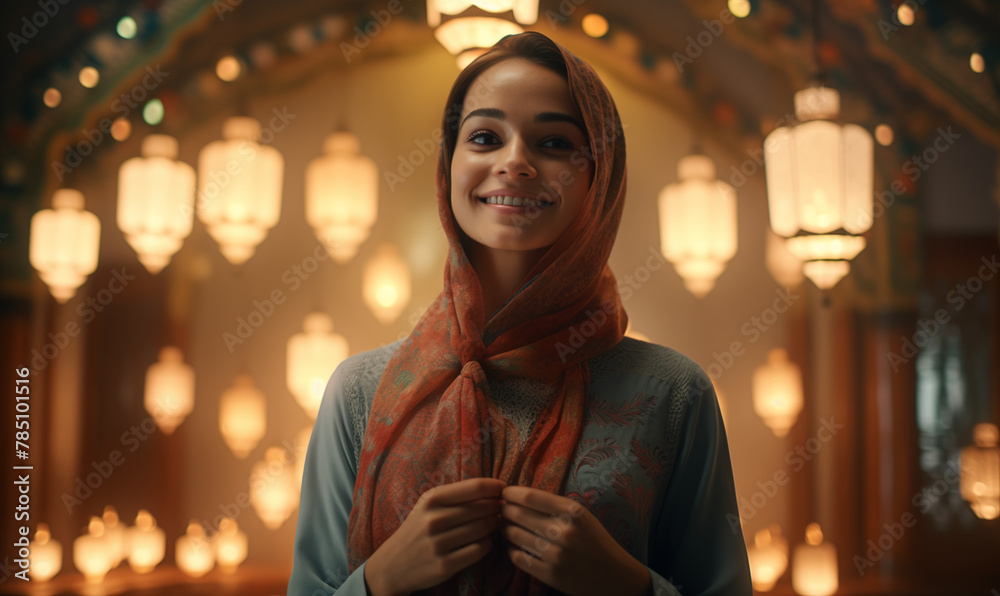A picture of a happy Eid Mubarak A picture of a happy Eid Mubarak