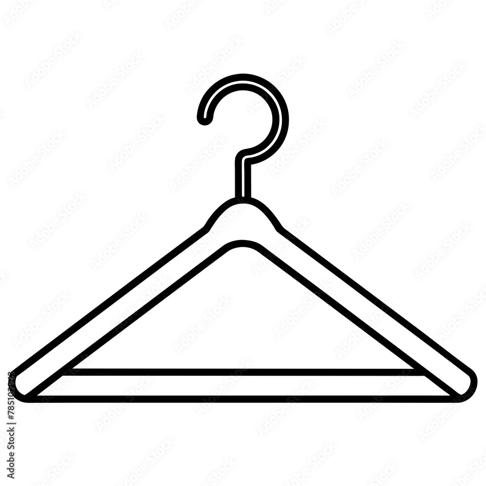 hanger isolated on white background hanger isolated on white background