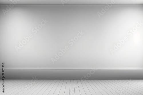 gray abstract background vector, empty room interior with gradient corner in a color for product presentation platform studio showcase 