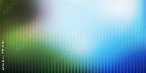 Colorful Abstract Blurry Image, Blue and Green Soft Light Gradients - Wide Scale Background Creative Design Template - Illustration in Freely Editable Vector Format