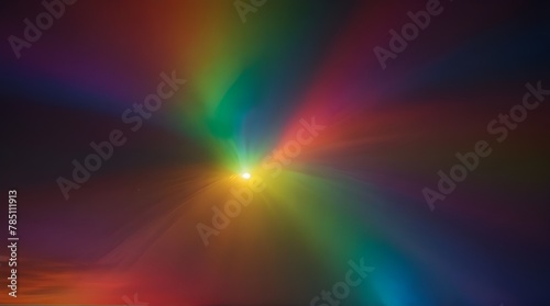 Creative light bulb explodes with colorful paint and colors. New idea  brainstorming concept. Banner.generative.ai