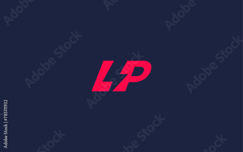letter lp with electricity logo icon design vector design template inspiration