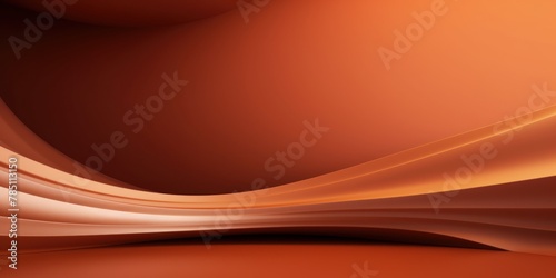 Brown background  gradient brown wall  abstract banner  studio room. Background for product display with copy space. Vector illustration