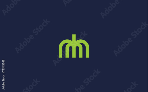 letter m with root logo icon design vector design template inspiration