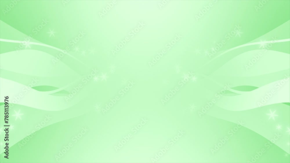 Green color abstract shiny wavy pattern with empty space presentation background Green color abstract shiny wavy pattern with empty space presentation background