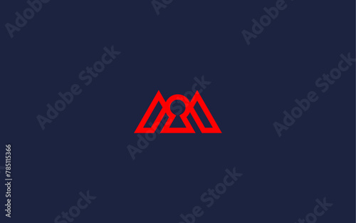 letter m with padlock logo icon design vector design template inspiration