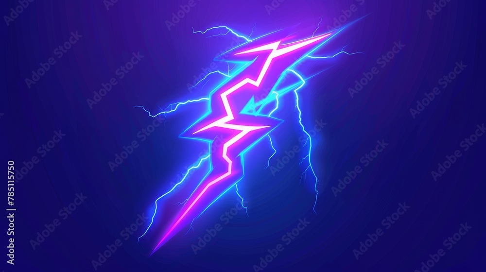 The isometric flash sign is isolated on a blue background, using electric lighting icons as elements for business infographs, as part of a symbol for energy shock, thunder storms, and warnings, using The isometric flash sign is isolated on a blue background, using electric lighting icons as elements for business infographs, as part of a symbol for energy shock, thunder storms, and warnings, using