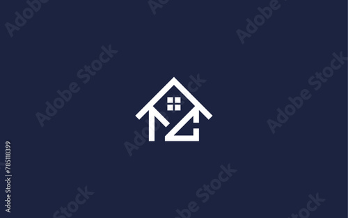 letter mc with house logo icon design vector design template inspiration