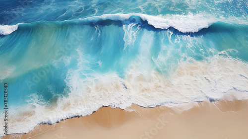 blue sea wave