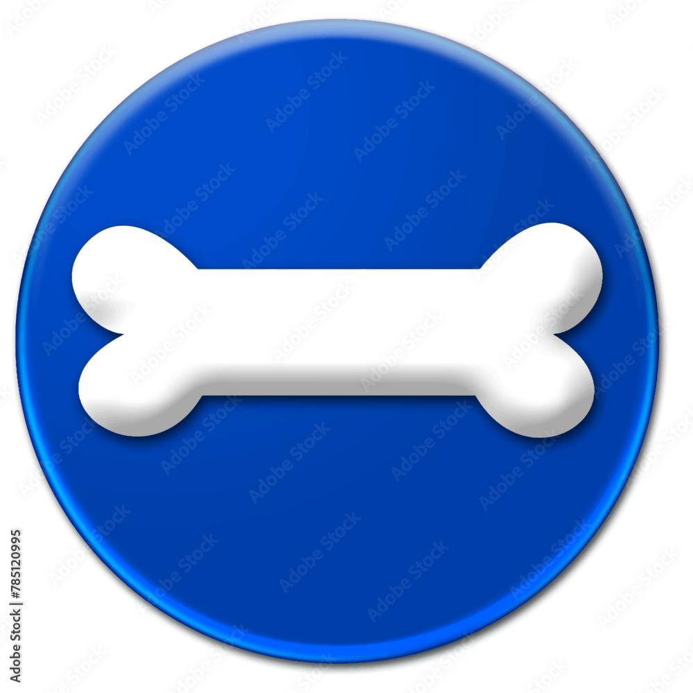 Fototapeta premium Bone sign icon