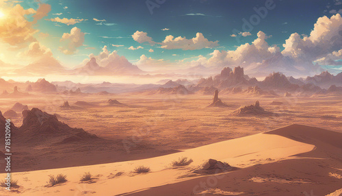 Desert landscape wallpaper