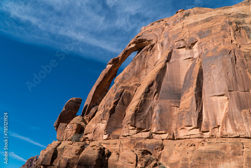 Jug Handle Arch near Moab, utah photo