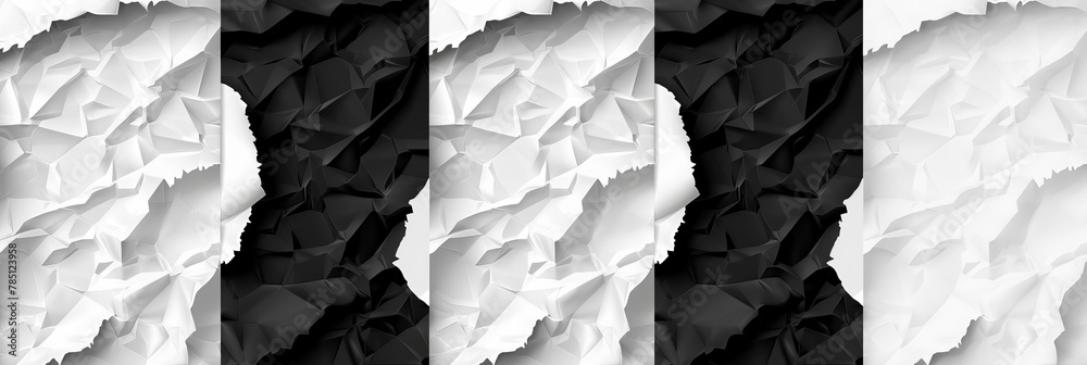 Check Paper Effect posters, texture, flyers, and crumpled paper effect. A notebook sheet ...