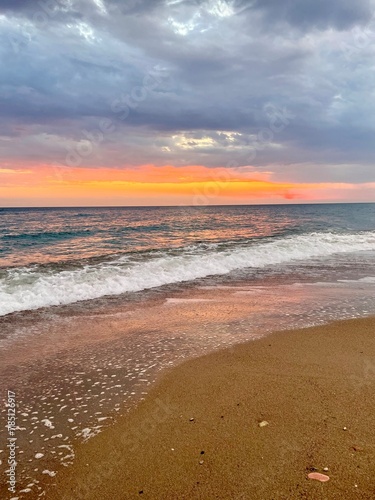 sunset on the beach © Matas