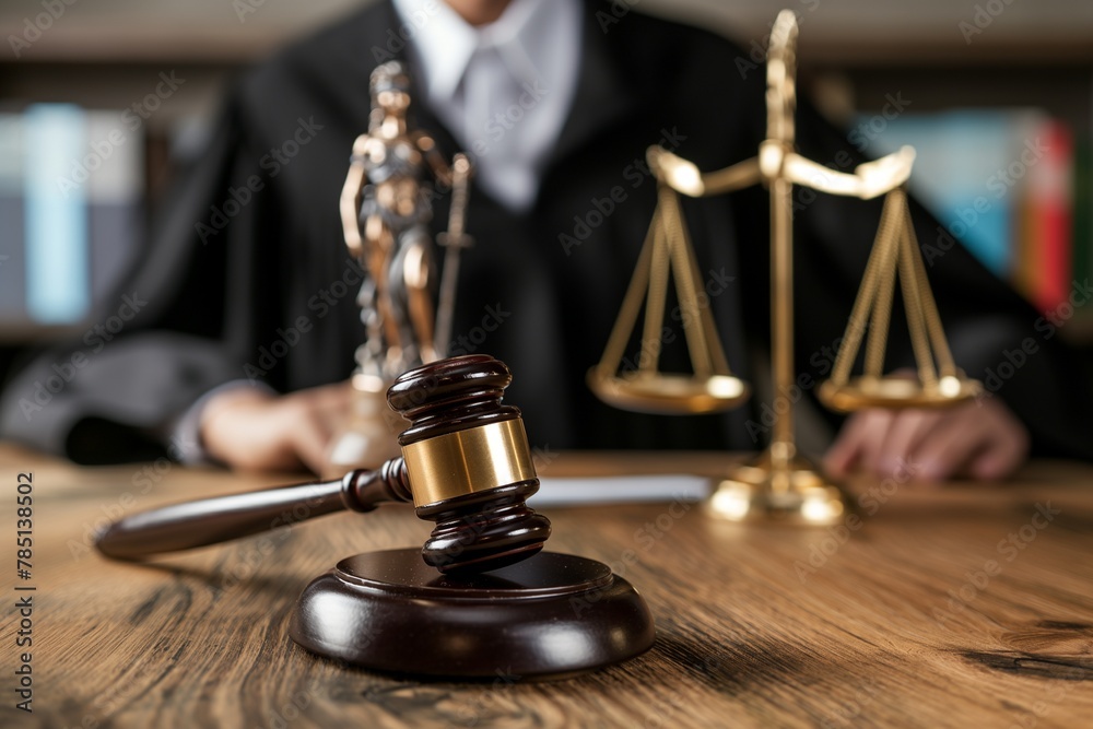 Brown gavel on a wooden table and a lawyer in the background, Lawyer background, law background, justice background, gavel on a wooden table, lawyer, law, justice Brown gavel on a wooden table and a lawyer in the background, Lawyer background, law background, justice background, gavel on a wooden table, lawyer, law, justice