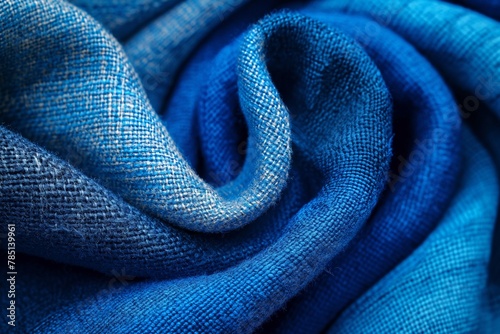 AI generated illustration of a close-up of fabric texture with visible threads