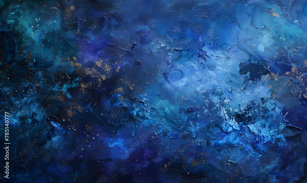 Mystical night sky, Generative AI Mystical night sky, Generative AI