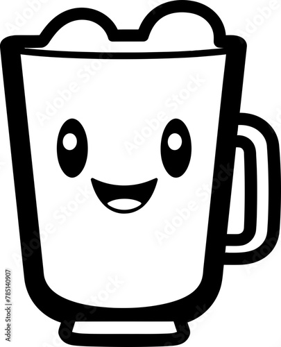 Sip Smiles Iconic Emblem of Contentment Adorable Ales Symbol of Endearing Brews