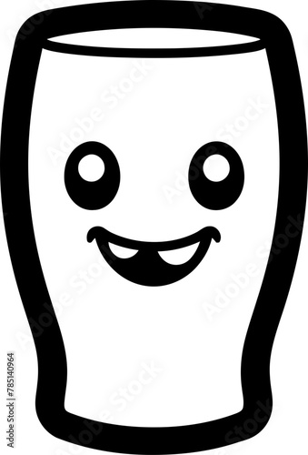 Wee Toasts Emblematic Vector Icon Dainty Drafts Symbol of Delightful Drinking