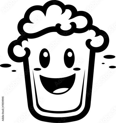 Cute Quaffs Symbol of Charming Beverages Petite Pours Emblematic Vector Icon