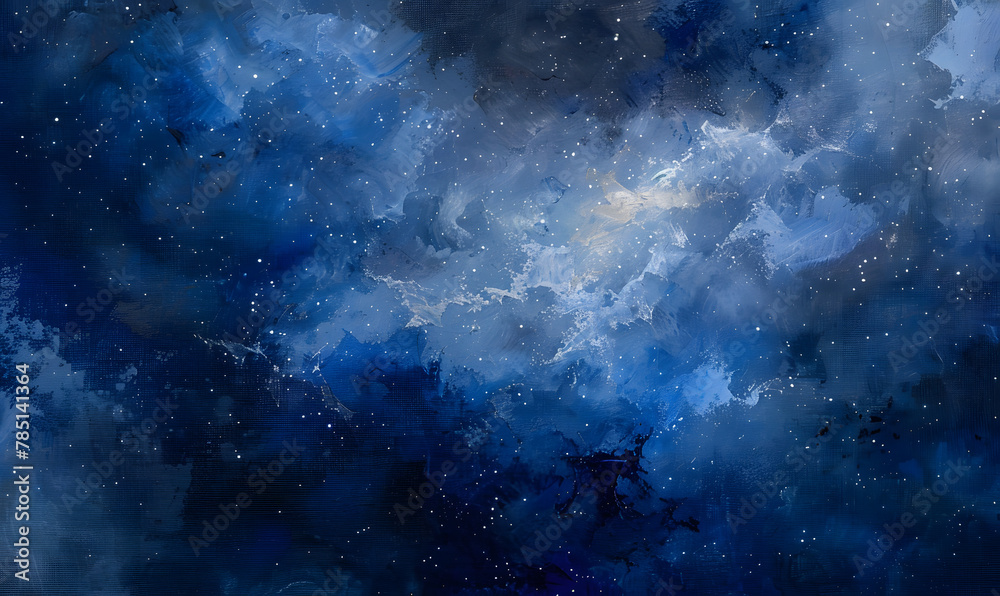 Mystical night sky, Generative AI Mystical night sky, Generative AI