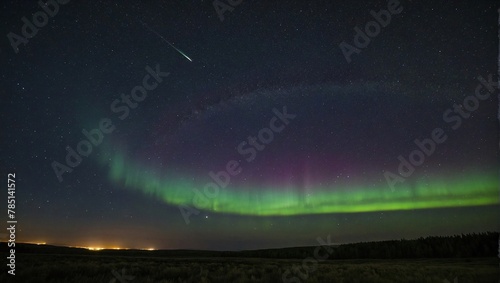 Amazing  stunning  breathtaking photo of Northern Lights  aurora borealis 