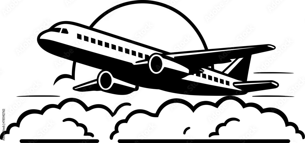 Doodle Airspace Playful Aircraft Icon Skyward Scribbles Whimsical Plane Emblem Doodle Airspace Playful Aircraft Icon Skyward Scribbles Whimsical Plane Emblem
