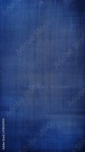 Indigo canvas texture background  top view. Simple and clean wallpaper with copy space area for text or design