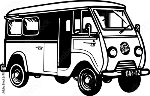Downtown Drives Tuk Tuk Emblem Metro Wanderer City Rickshaw Vector Icon